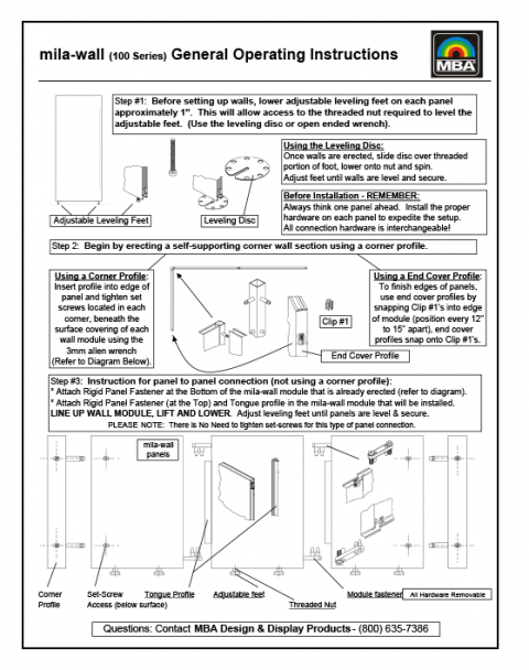 MBA Product Brochures